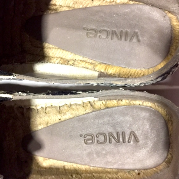 Vince Snake Print Espadrilles. New. Comfortable, great casual accessory. - Picture 8 of 9
